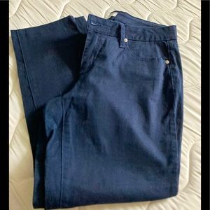 Crown &ivy petite navy pants